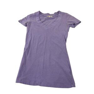 XXI  Small Purple Cotton blend Short Sleeve T-Shirt 22e